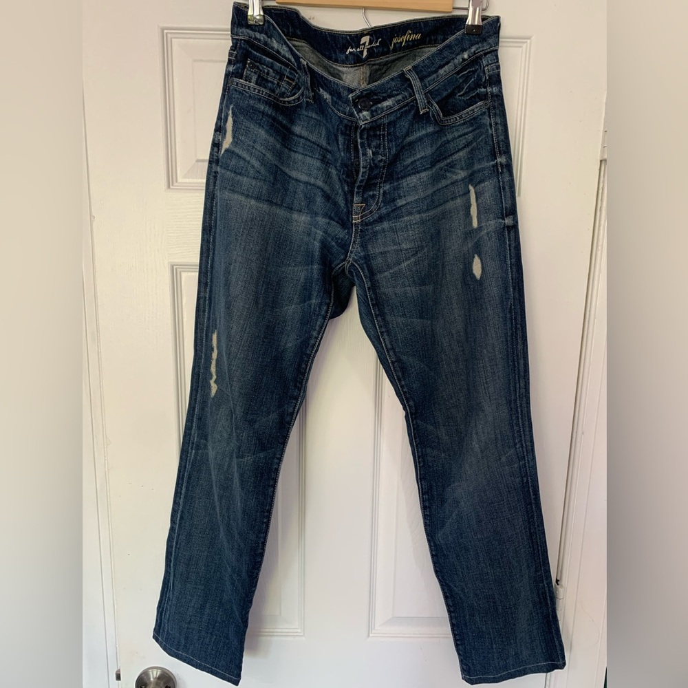 7 for All Mankind Josefina straight leg size 30
